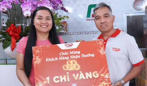 CHÚC MỪNG KHÁCH HÀNG NHẬN THƯỞNG CHỈ VÀNG CHƯƠNG TRÌNH KHAI XUÂN ĐẦU NĂM MỚI