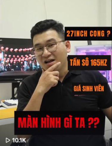 Màn Hình Gaming VSP VG272C 165Hz Full HD 1Ms