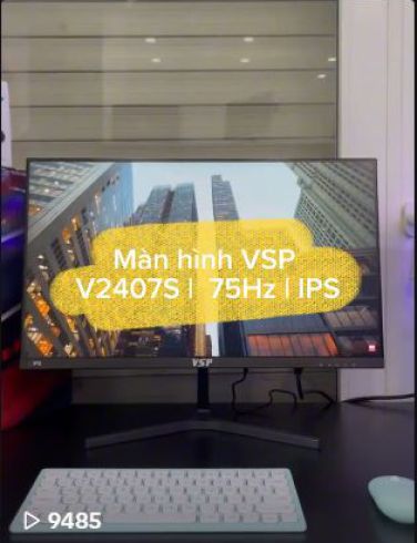 [HOT HOT] Màn hình phẳng LED IPS VSP V2407S - 5ms - 75Hz - Full HD