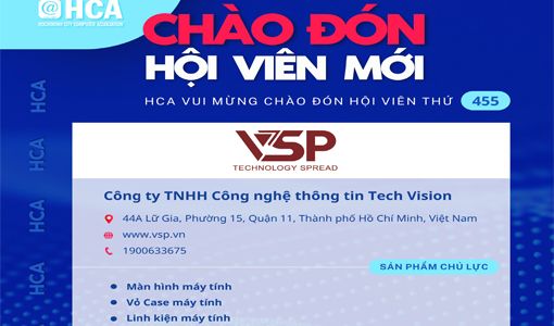 VSP TRỞ THÀNH HỘI VIÊN THỨ 455 HIỆP HỘI TIN HỌC TP. HCM 