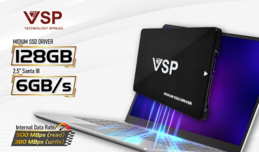 Đánh giá ổ cứng VSP Midium SSD Driver 128Gb