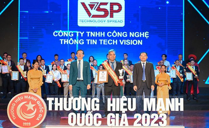 Thương hiệu VSP xuất sắc được chọn là đơn vị nhận giải thưởng “Sản phẩm - Dịch vụ tin dùng 2023”