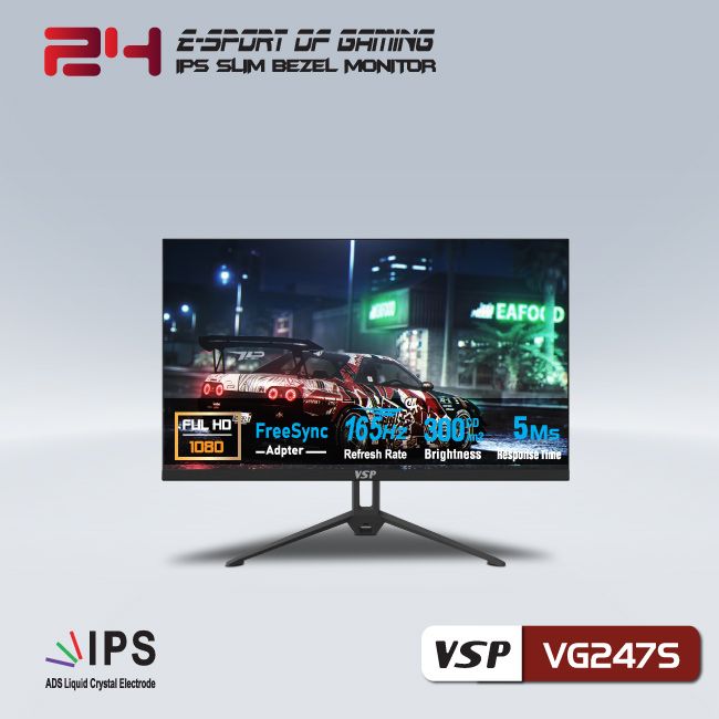 Màn hình VSP Esport Gaming FHD 24inch - VG247S