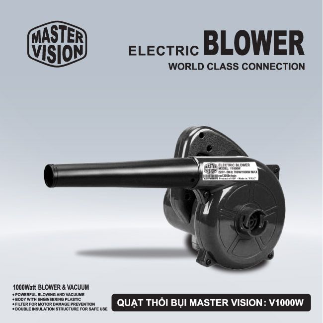 Quạt thổi bụi vệ sinh máy tính Master Cooler V1000W