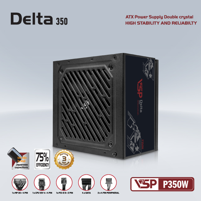 Bộ nguồn VSP Delta P350W