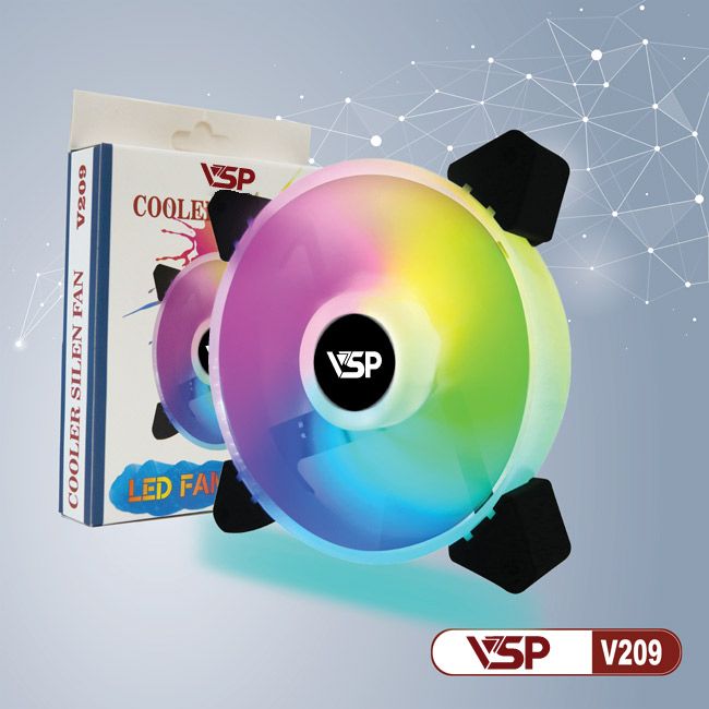 Quạt tản nhiệt VSP  LED V209