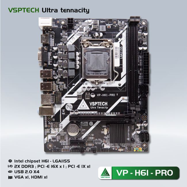 BO MẠCH CHỦ VSPTECH H61-PRO