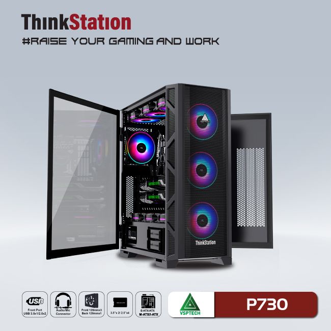 Vỏ Case Máy Tính VSPTECH ThinkStation P730