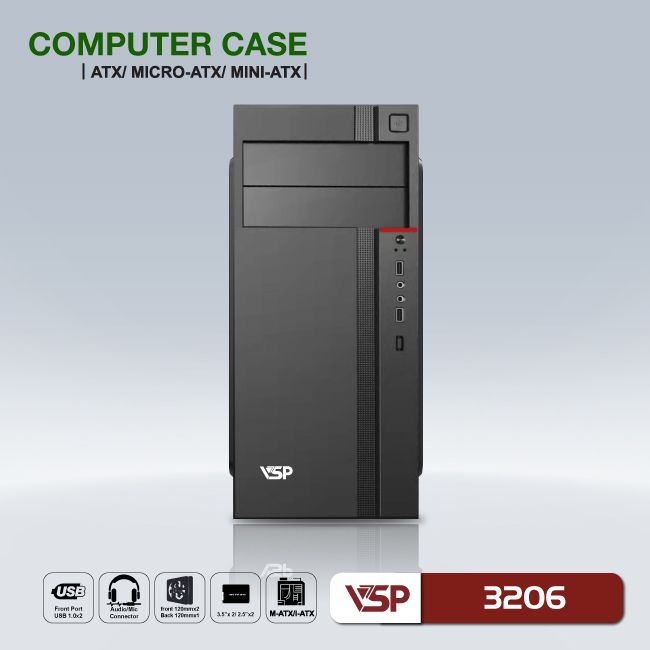 Vỏ Case Máy Tính Văn Phòng VSP 3206