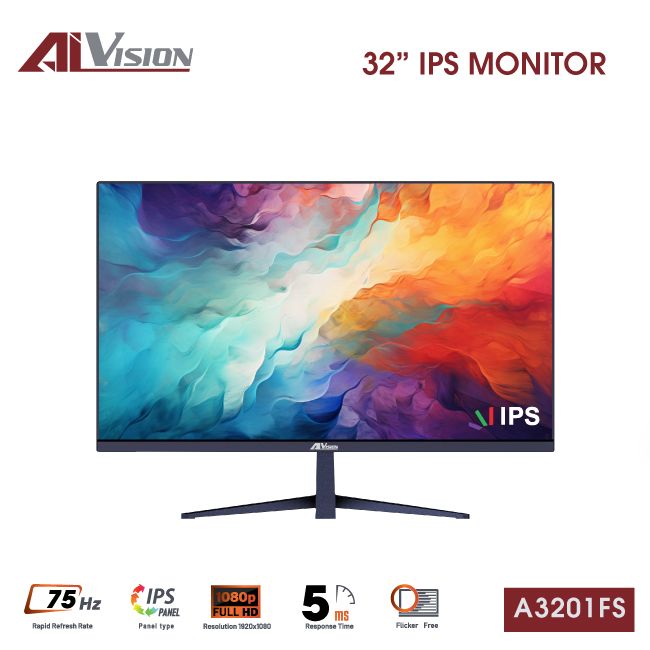 Màn hình máy tính văn phòng Ai Vision A3201FS - 75hz