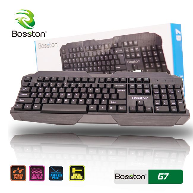 Bàn phím Bosston G7 - cực êm (Đen)