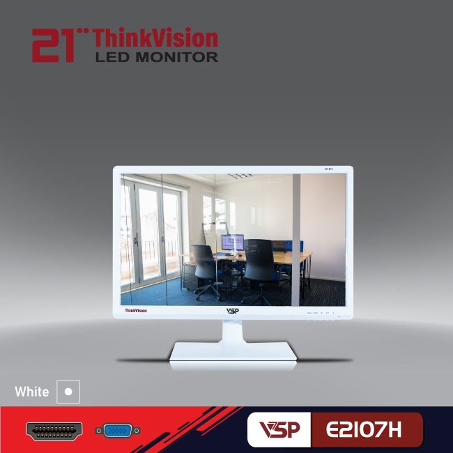 Màn hình LED VSP 21inch E2107H - Trắng