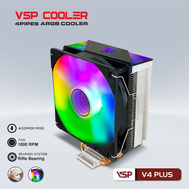 Tản nhiệt CPU VSP Cooler V4 Plus