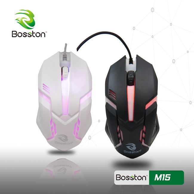 chuột có dây USB Bosston LED M15 