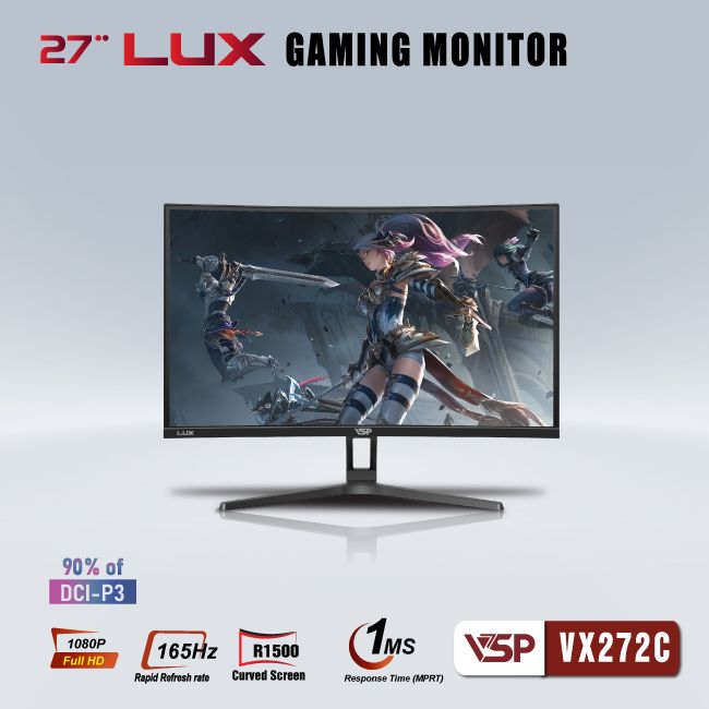 Màn hình cong VSP VX272C - 165Hz - 1Ms