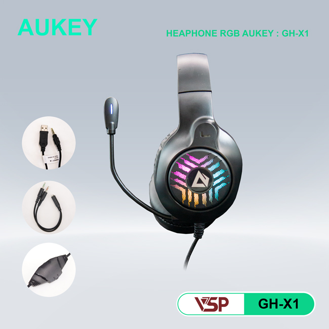 TAI NGHE RGB AUKEY : GH-X1