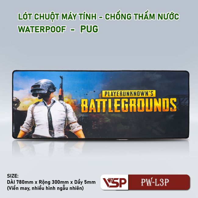 Lót chuột Gaming chống nước PUG Waterpoof PW-L3P