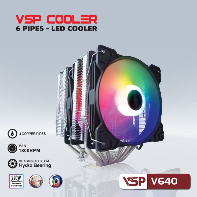 Tản nhiệt CPU VSP Cooler V640