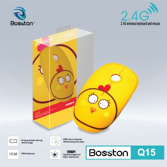 Mouse không dây Wireless Bosston Q15