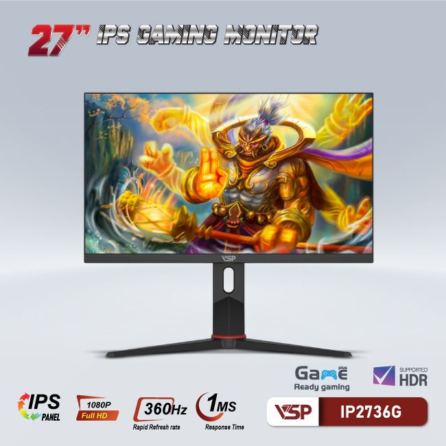 Màn hình IPS gaming VSP IP2736G - 360Hz