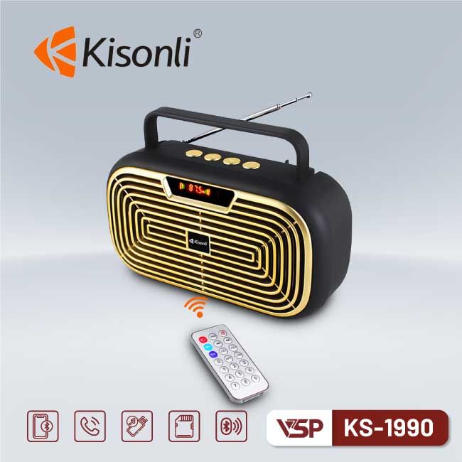 Loa Kisonli Bluetooth KS-1990