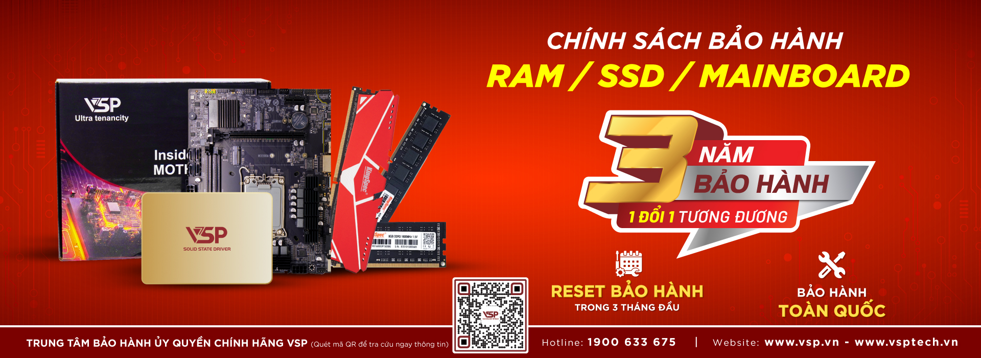 Bảo hành Ram SSD Mainboard